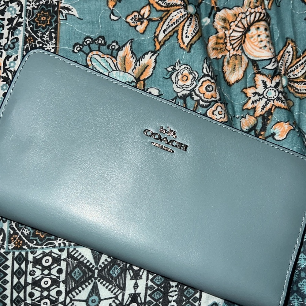 Pretty blue Coach Wallet